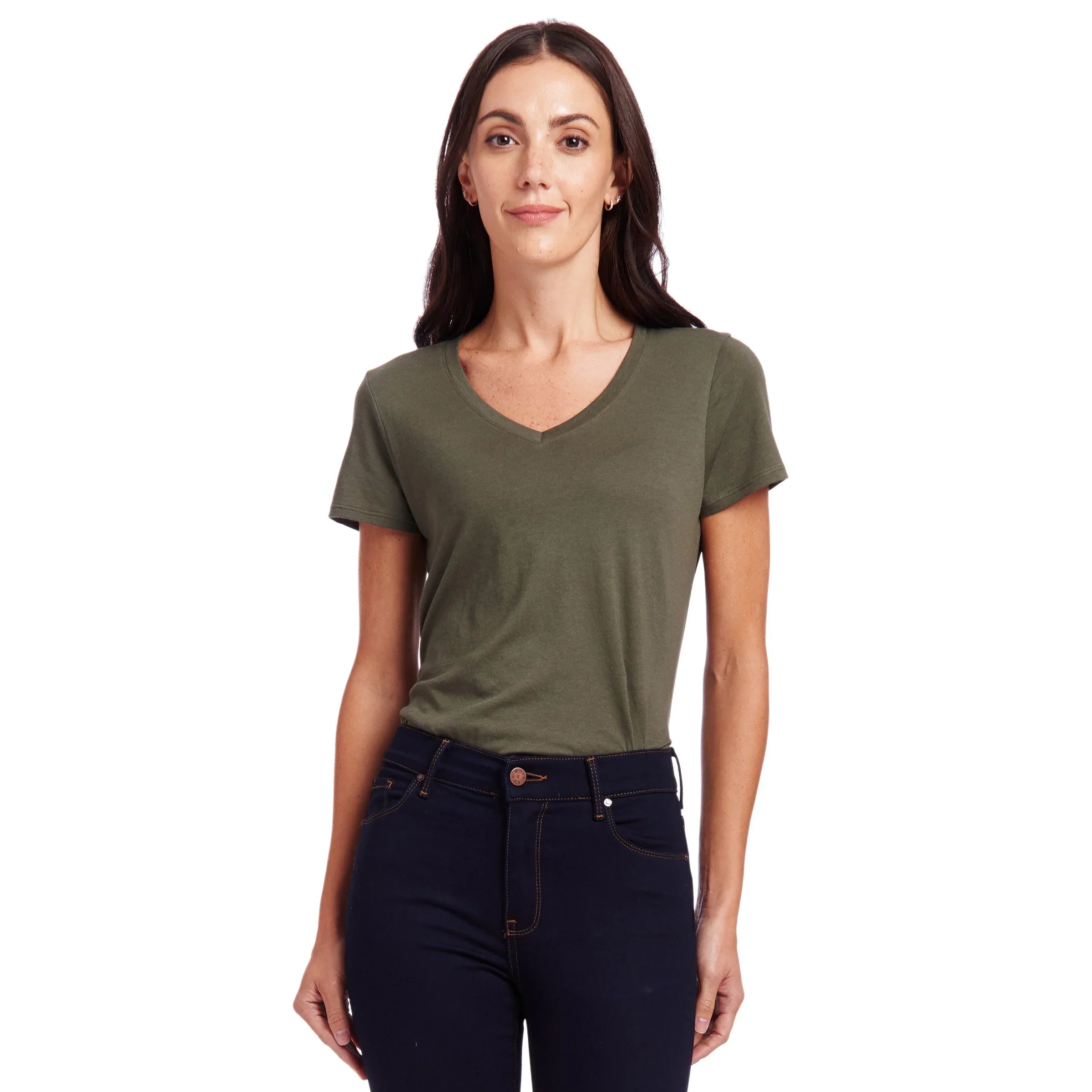 Mott&Bow | Fitted V-Neck Marcy Tee tt