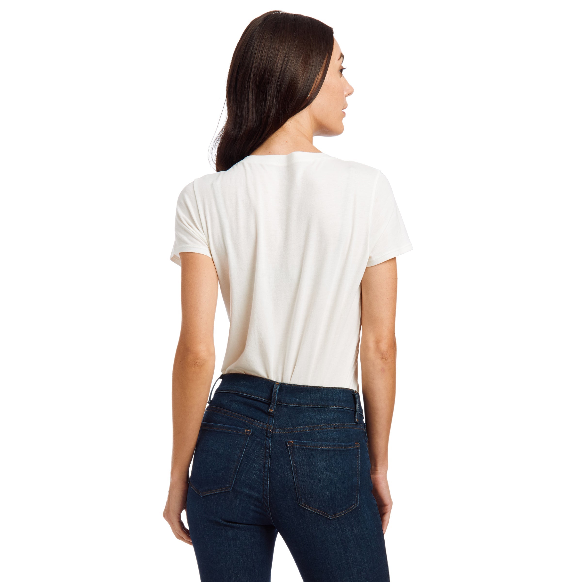 Fitted V-Neck Marcy Tee