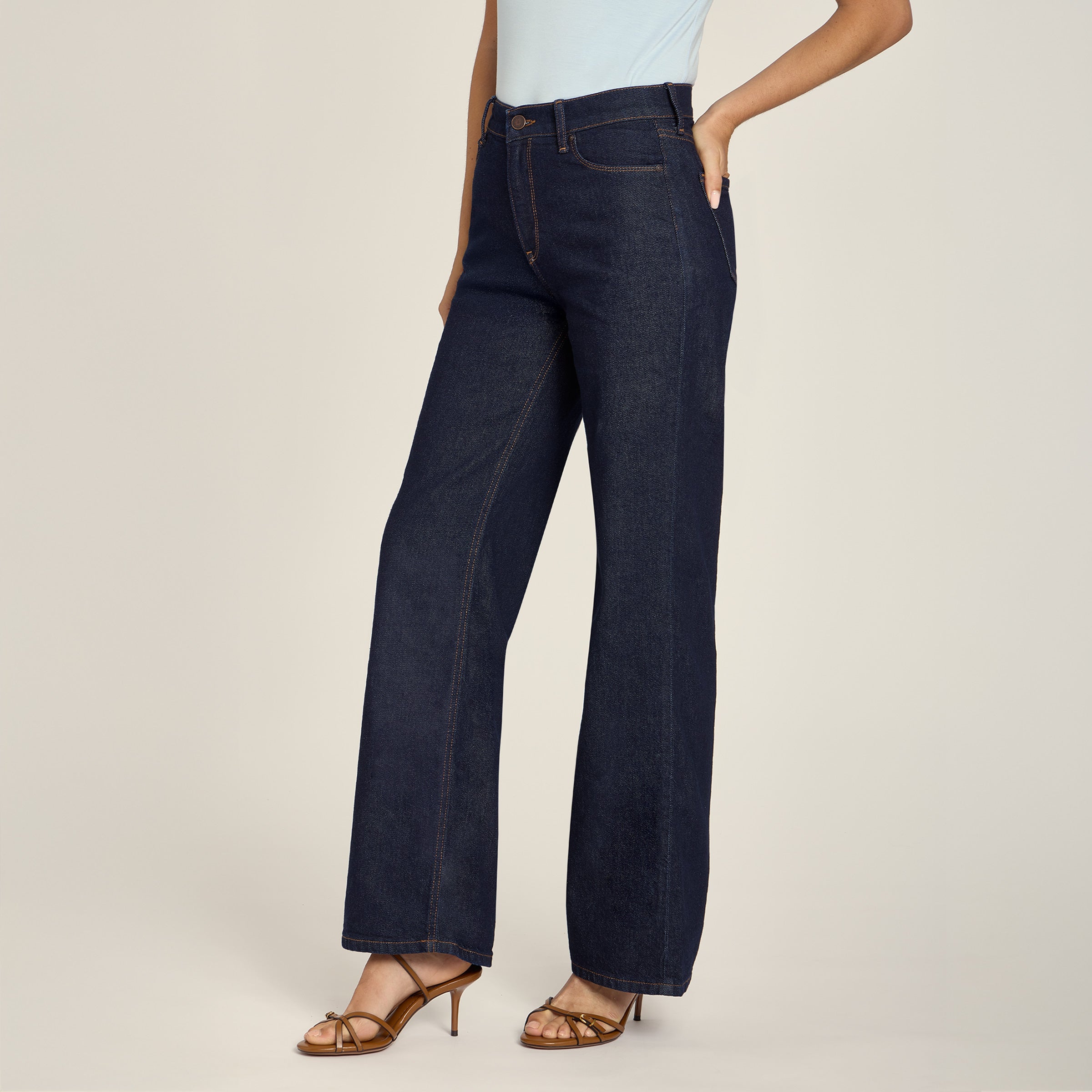 High Rise Wide Leg Gilmore