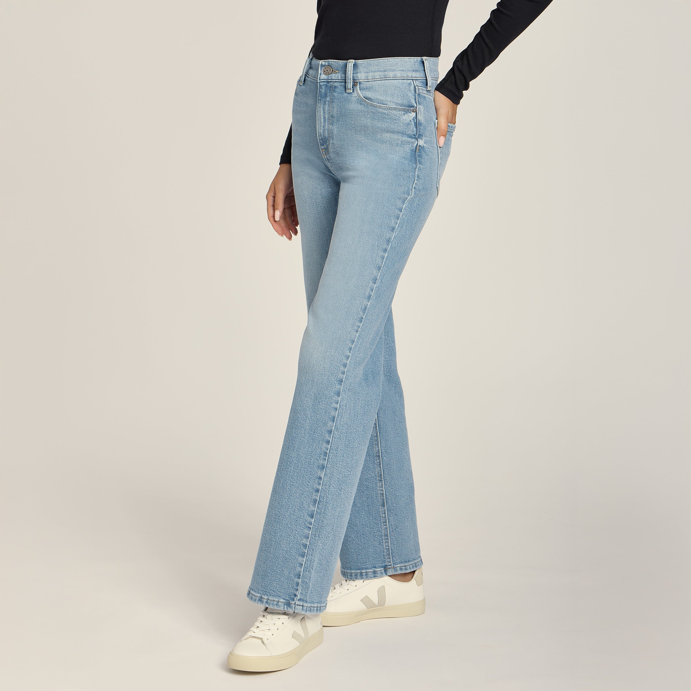 High Rise Wide Leg Hubert