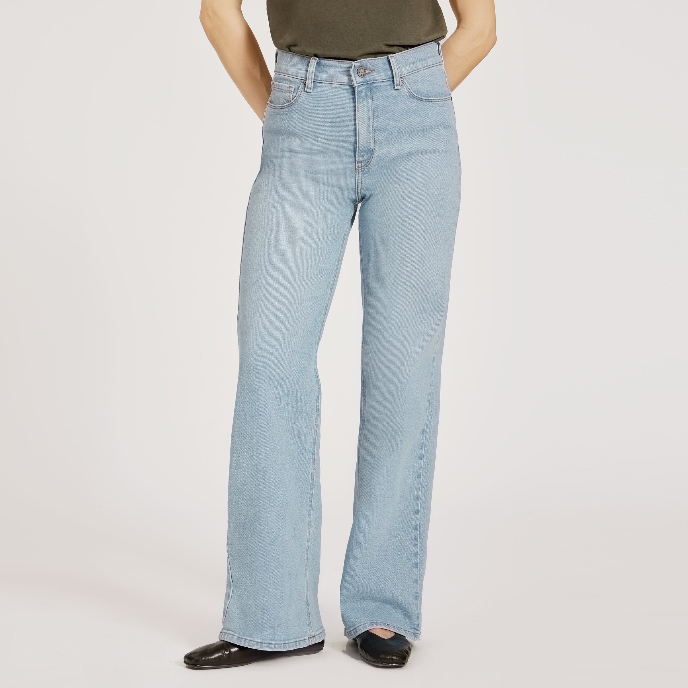 High Rise Wide Leg Hubert