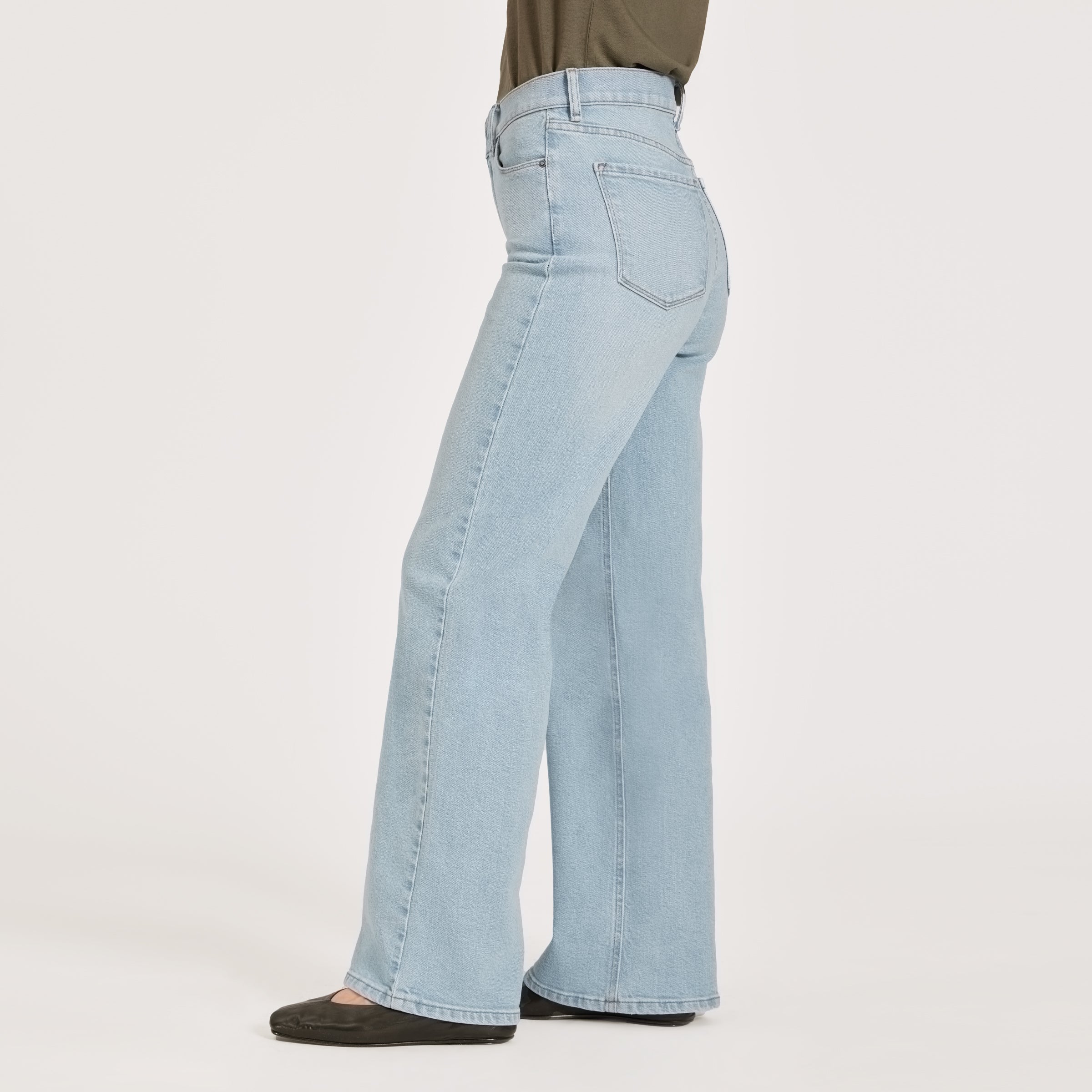 High Rise Wide Leg Hubert