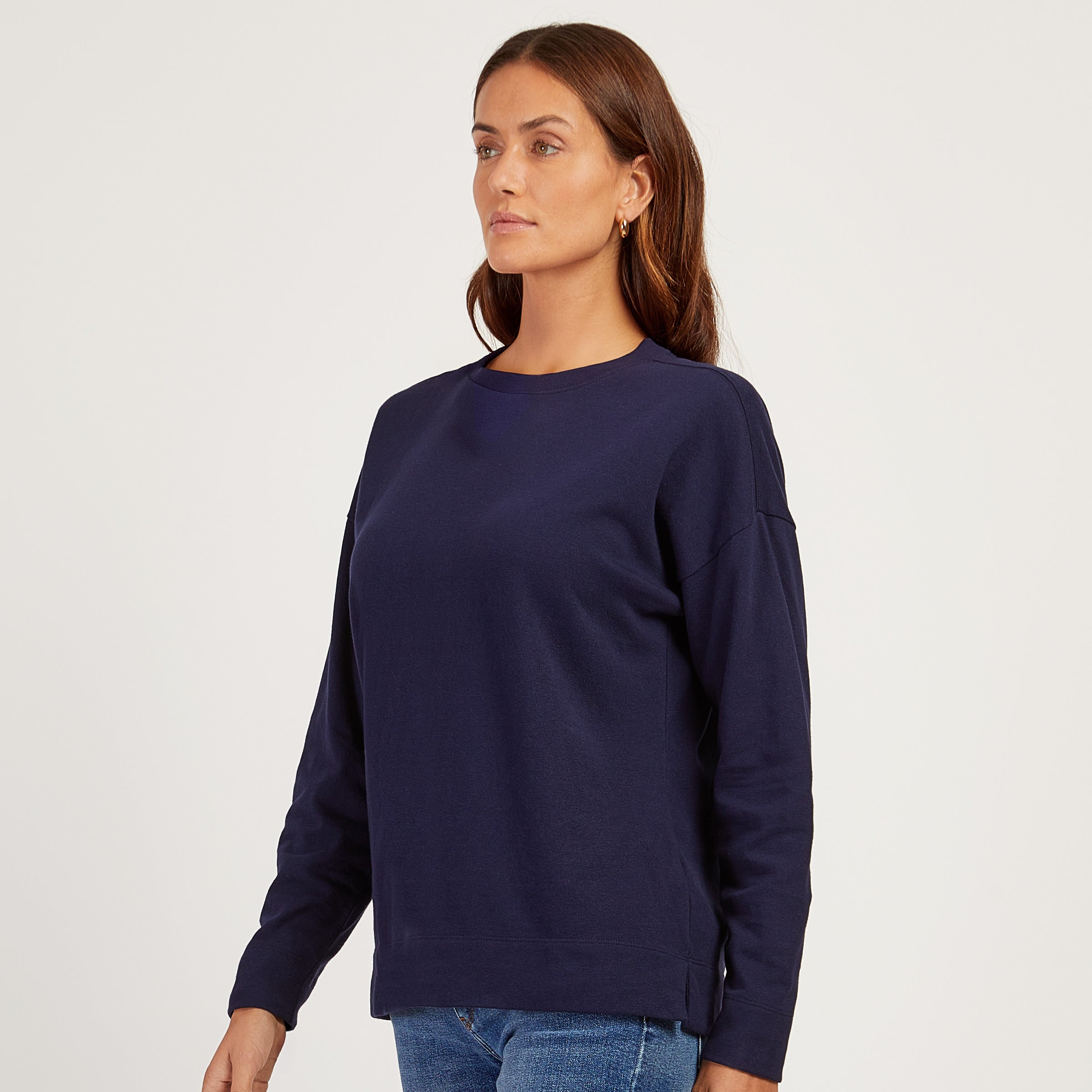 Cotton Jersey Oversized Long Sleeve Tee - Pre Order