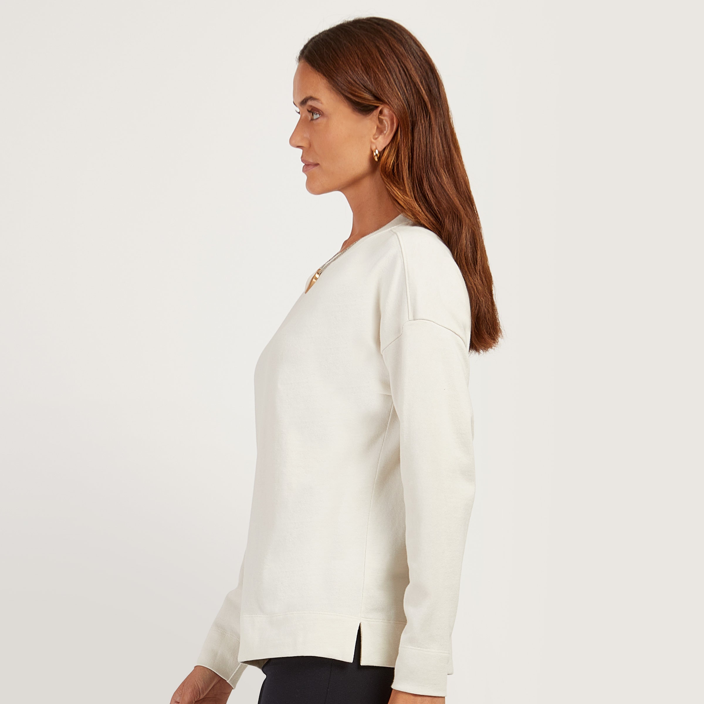 Cotton Jersey Oversized Long Sleeve Tee - Pre Order