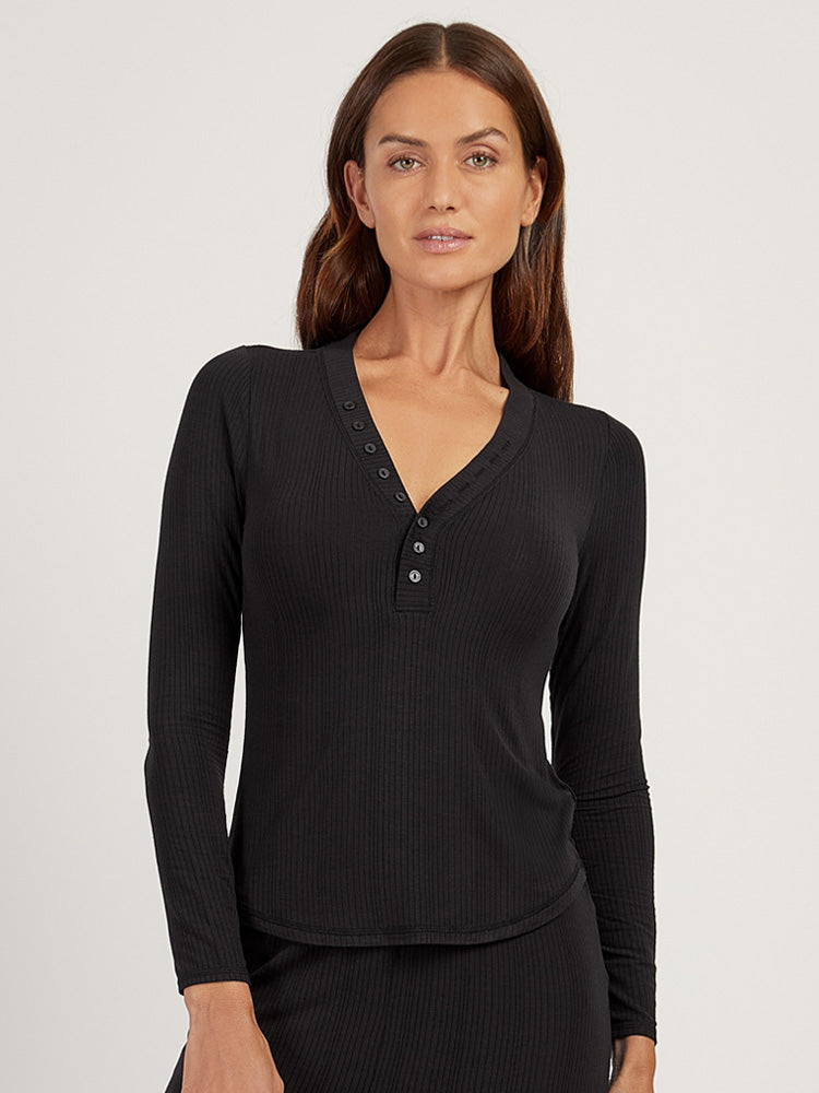 Lounge Long Sleeve Henley - Pre Order