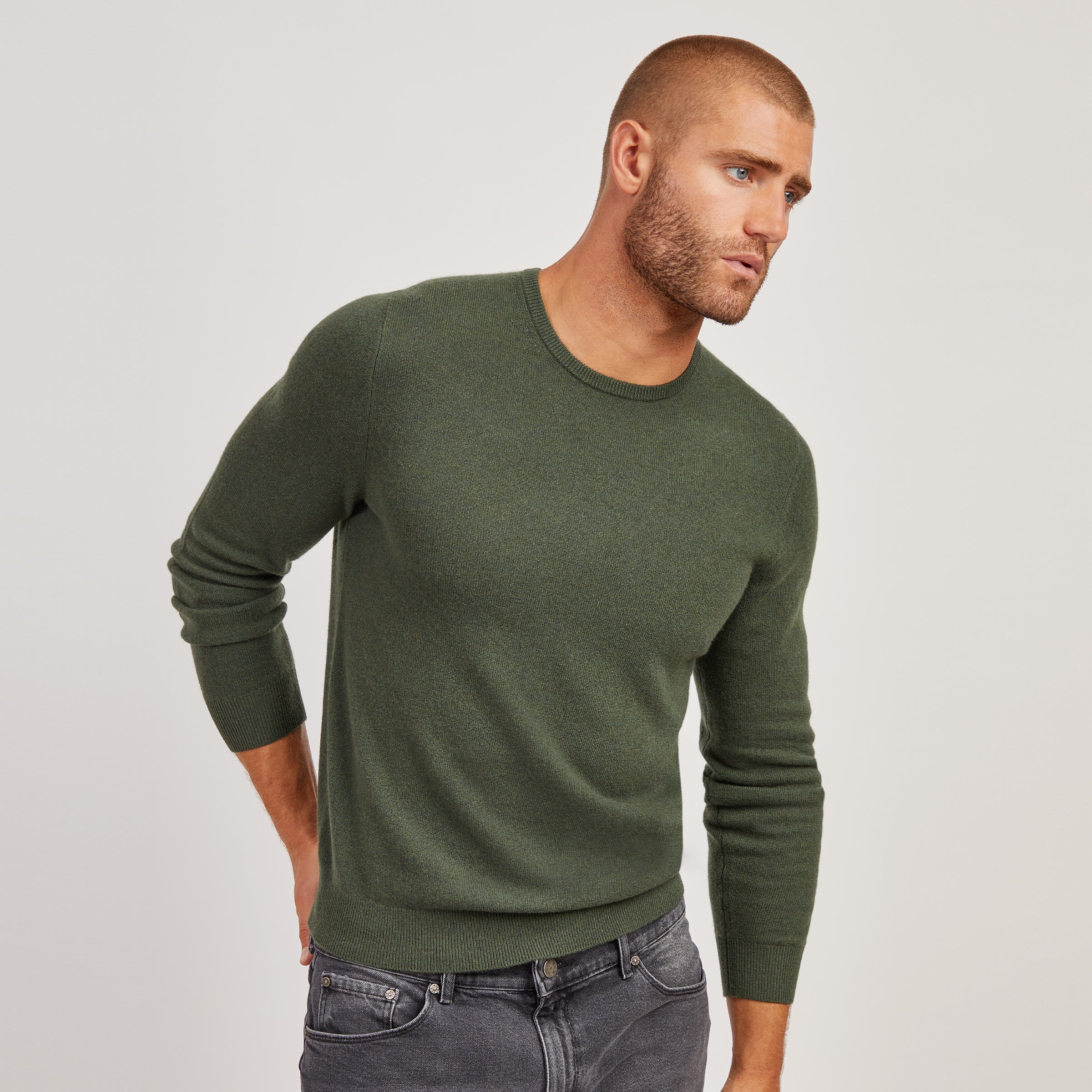 Classic Cashmere Crew Bergen Sweater