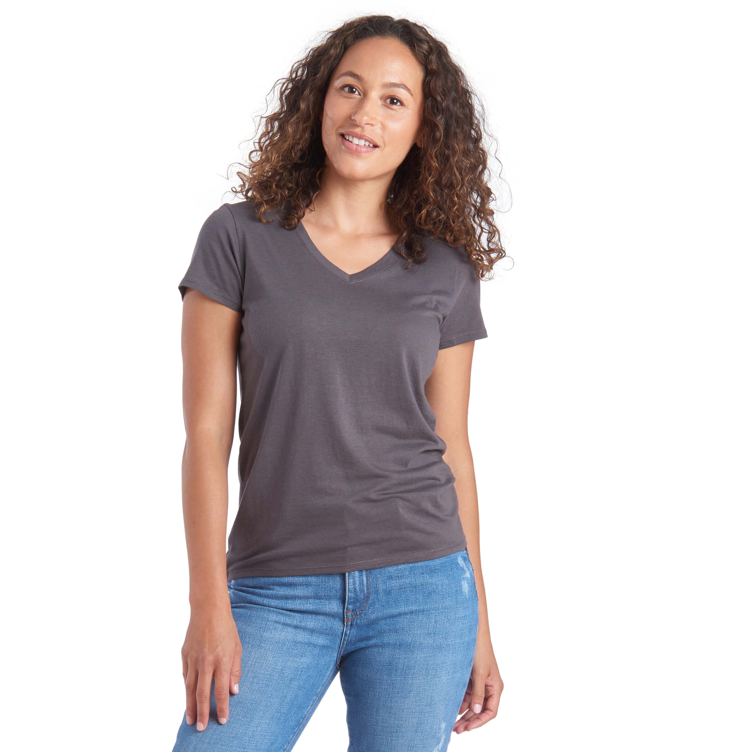 Fitted V-Neck Marcy Tee