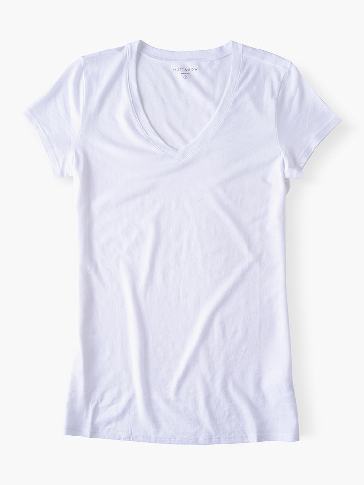 Fitted V-Neck Marcy Tee