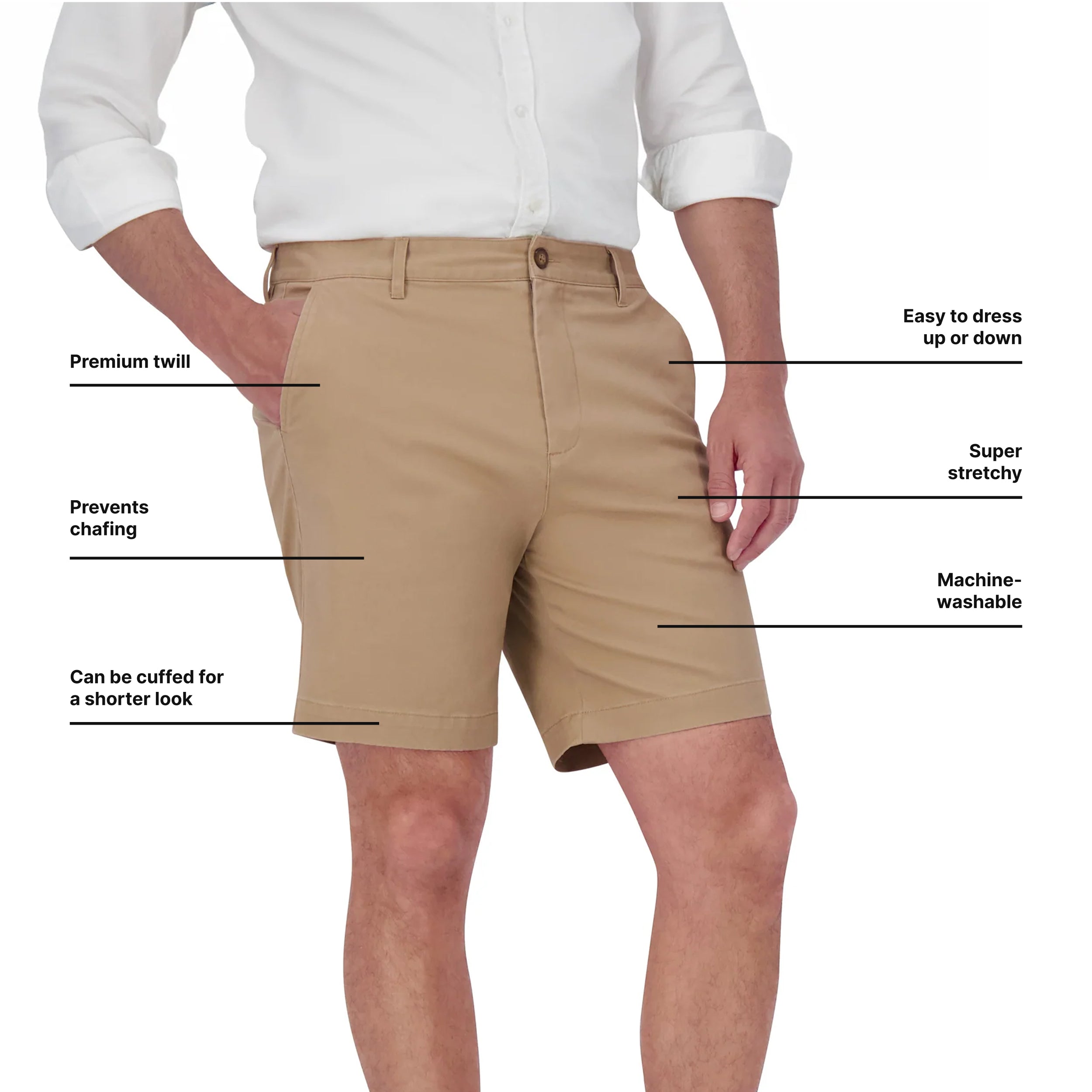 Stretch Chino Short