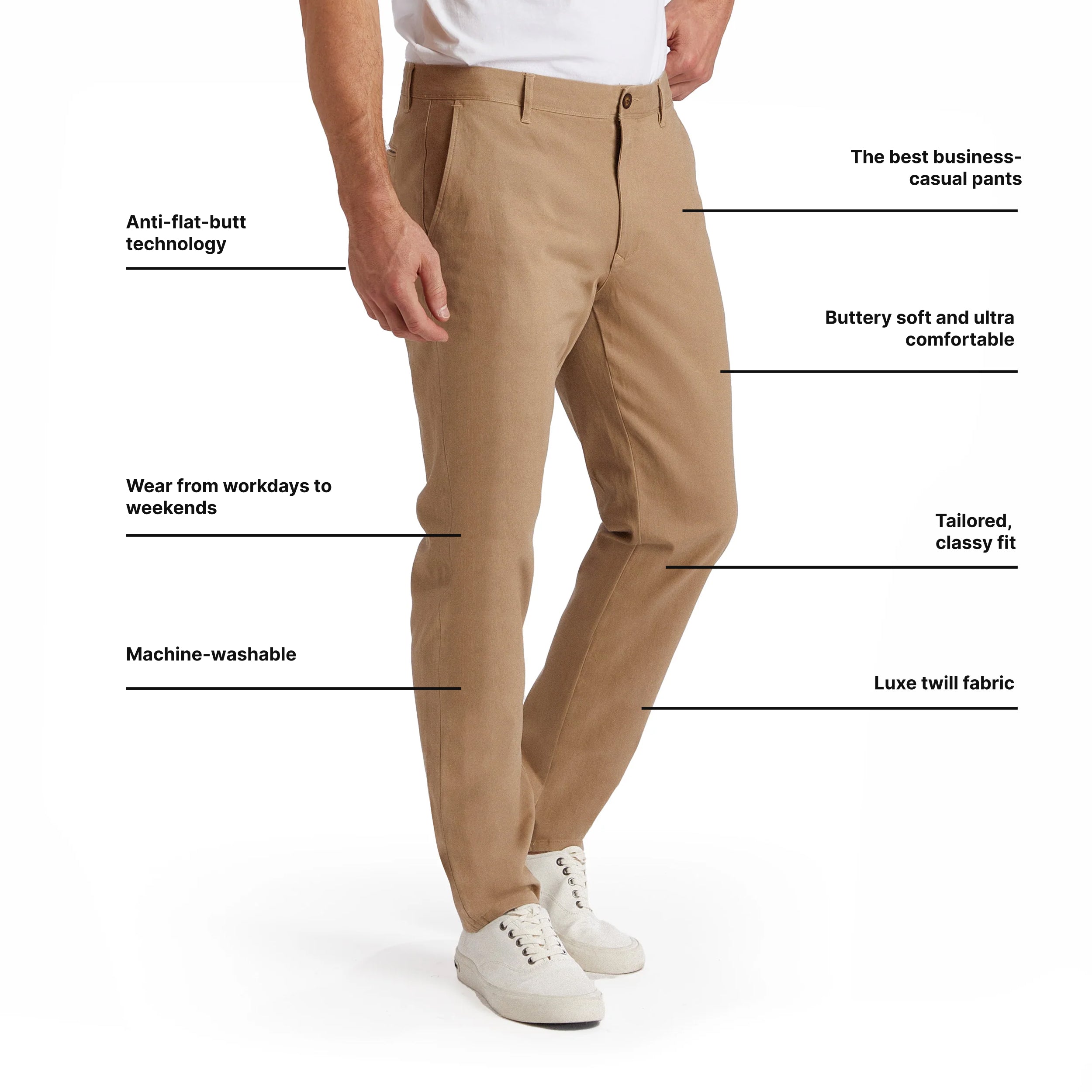 Everyday Comfort Chino Slim Pants