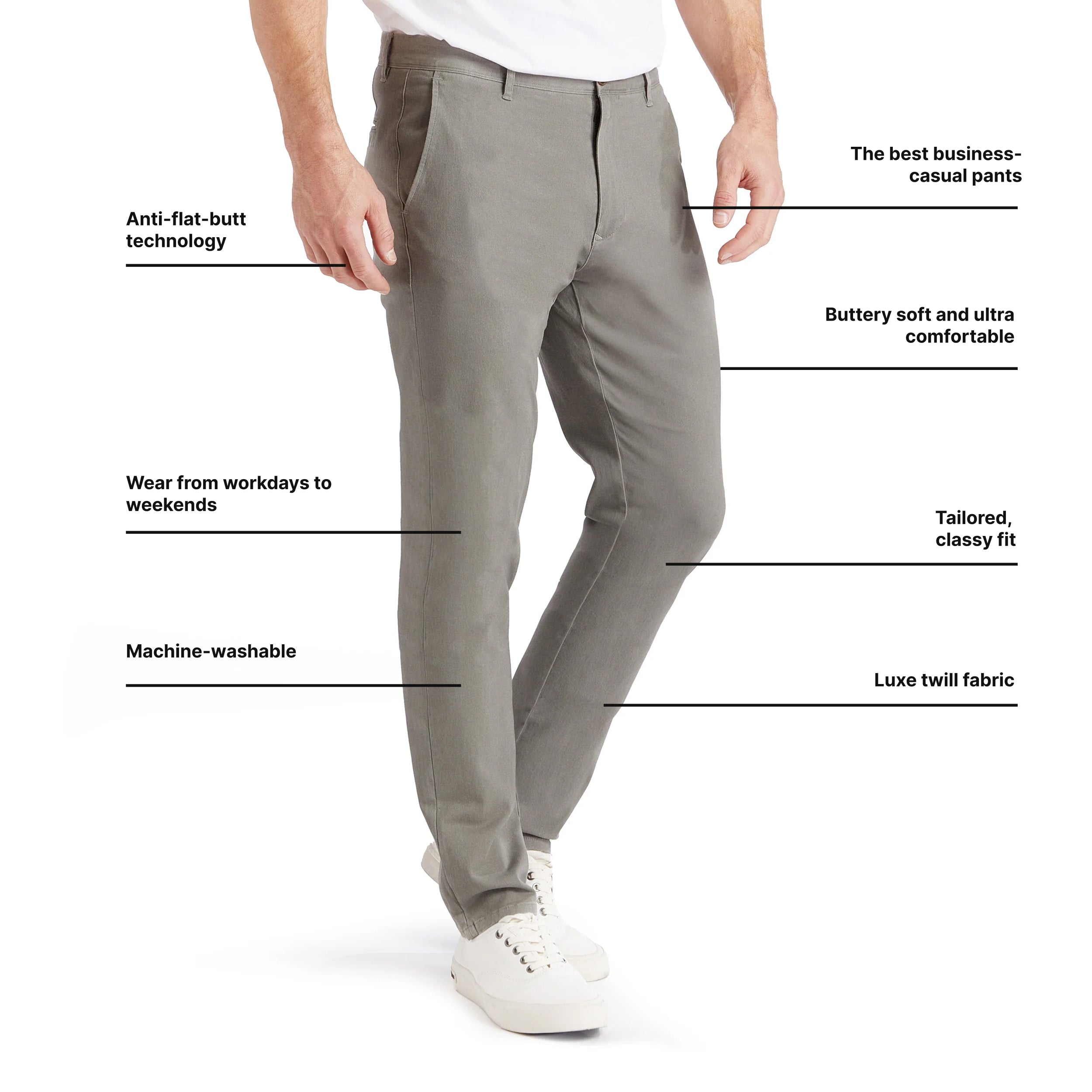 Everyday Comfort Chino Slim Pants