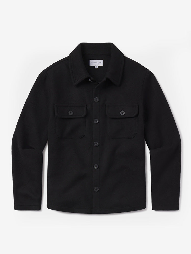 Oversized Wool Shirt Jacket