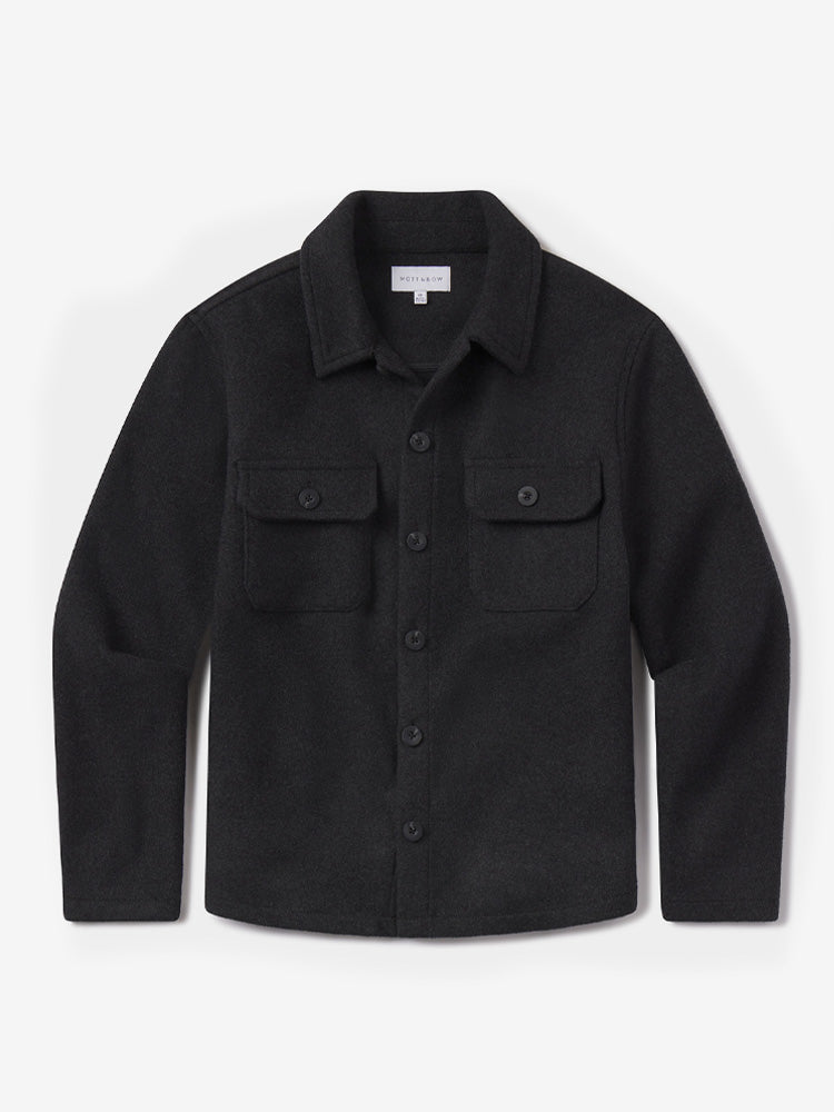 Oversized Wool Shirt Jacket