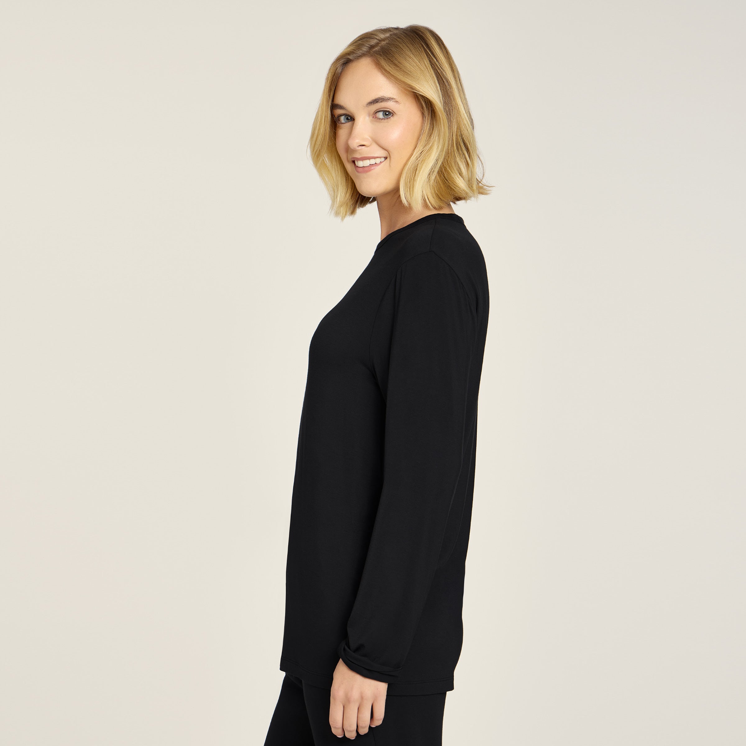 Pajama Long Sleeve Crew Neck