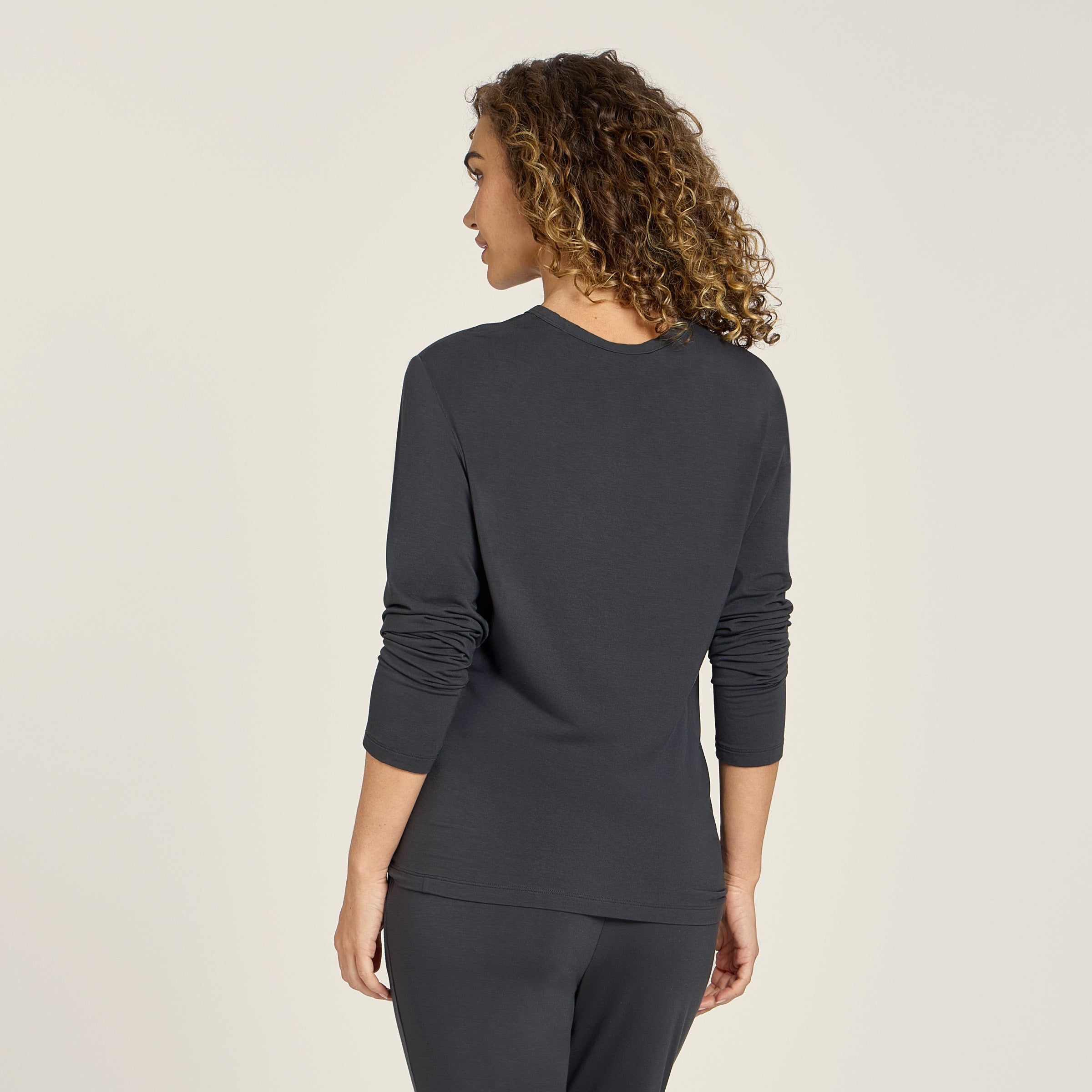 Pajama Long Sleeve Crew Neck