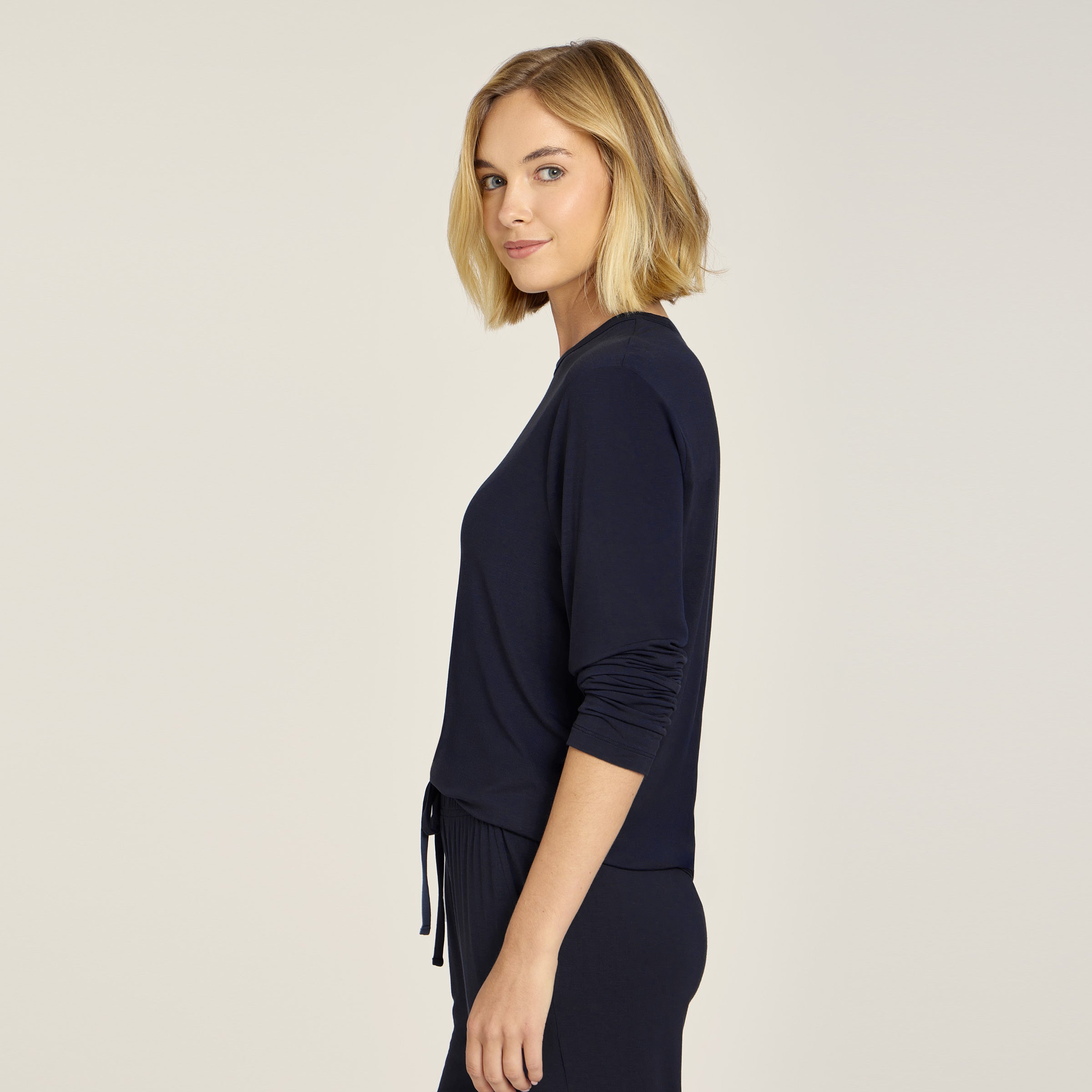 Pajama Long Sleeve Crew Neck