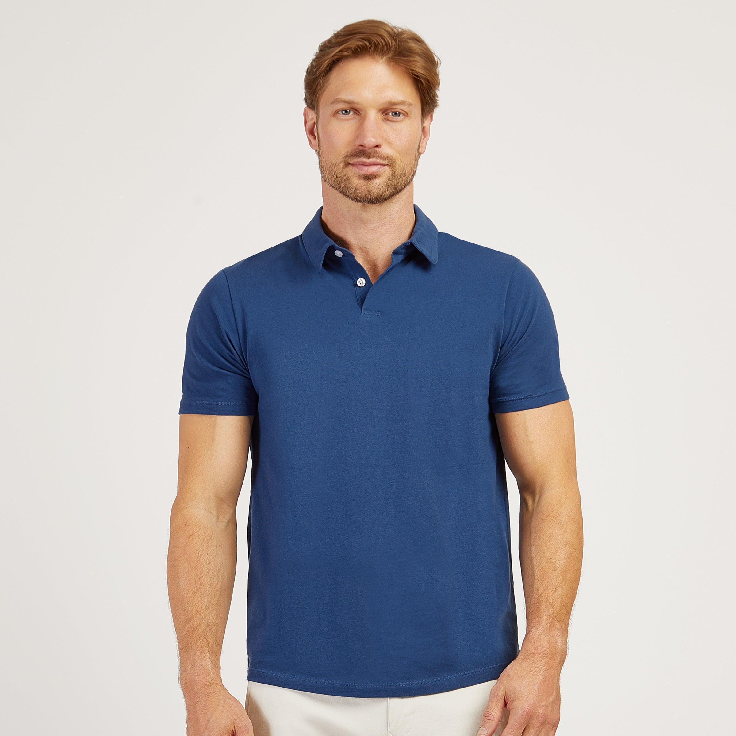 Jersey Sueded Polo