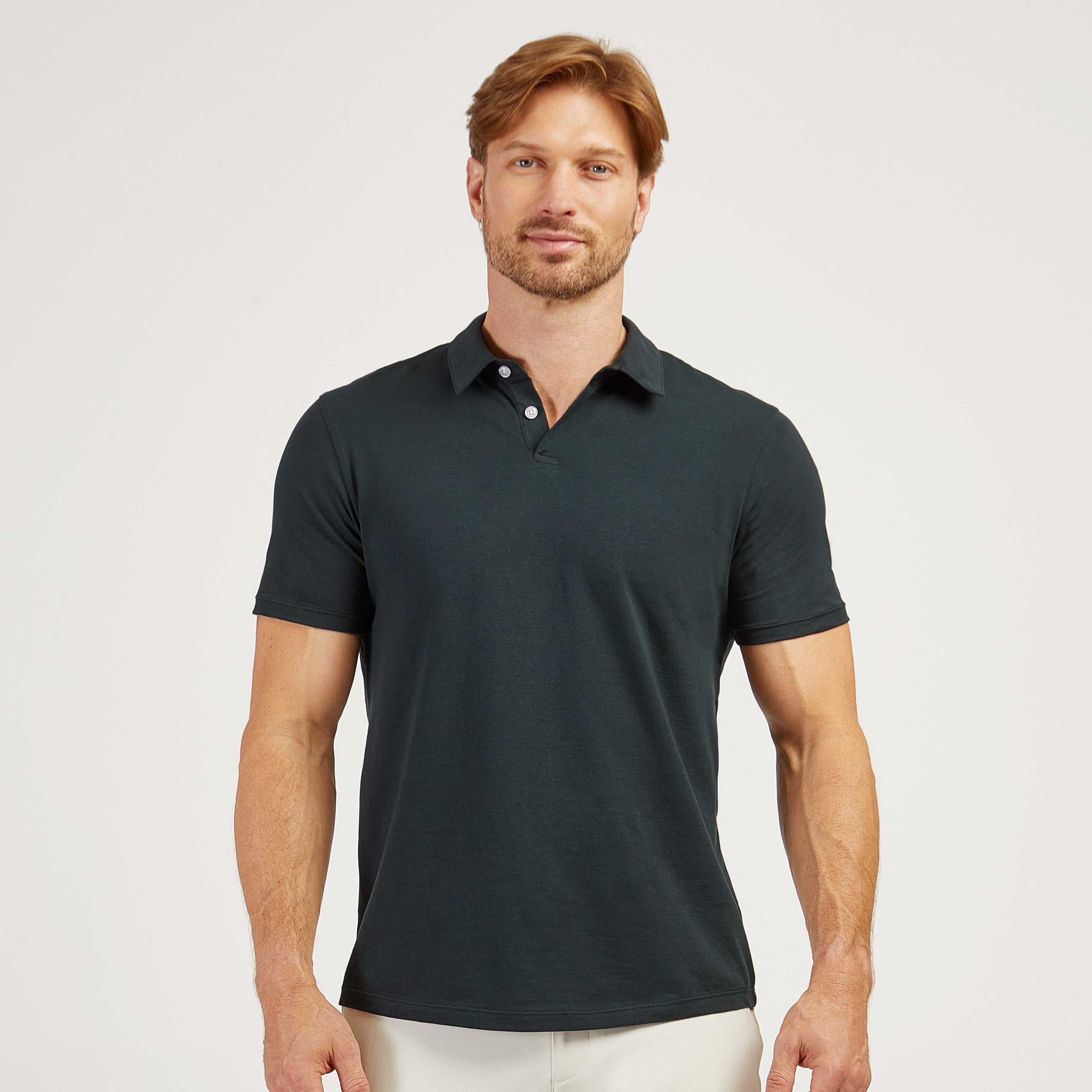 Jersey Sueded Polo