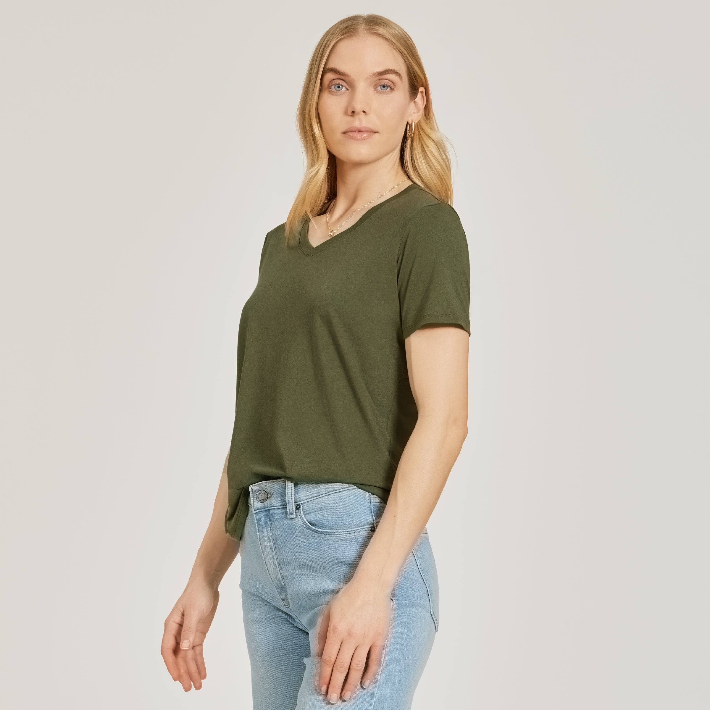 Relaxed V-Neck Marcy Tee