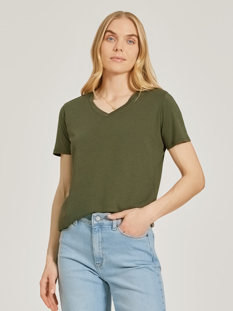 Relaxed V-Neck Marcy Tee