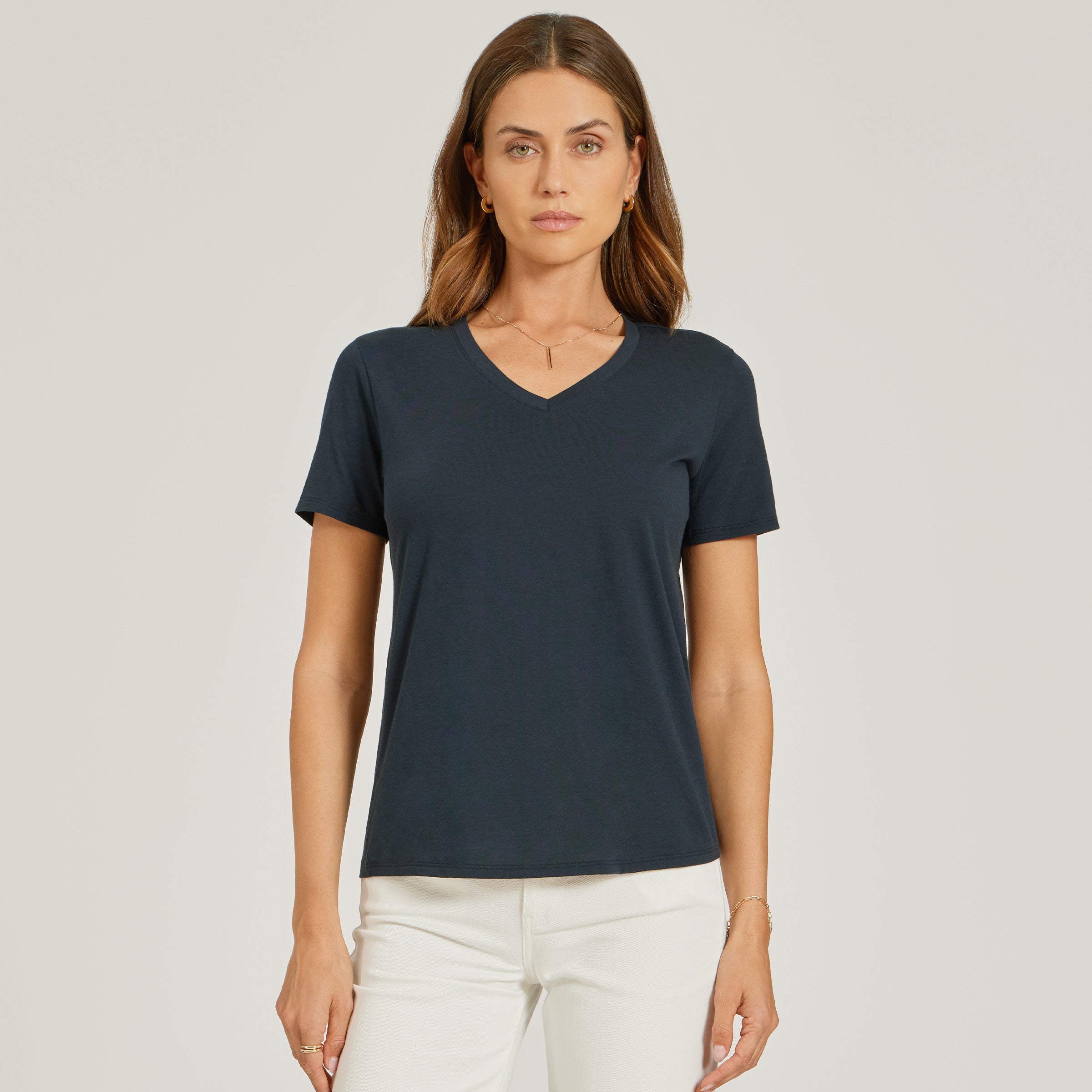 Relaxed V-Neck Marcy Tee