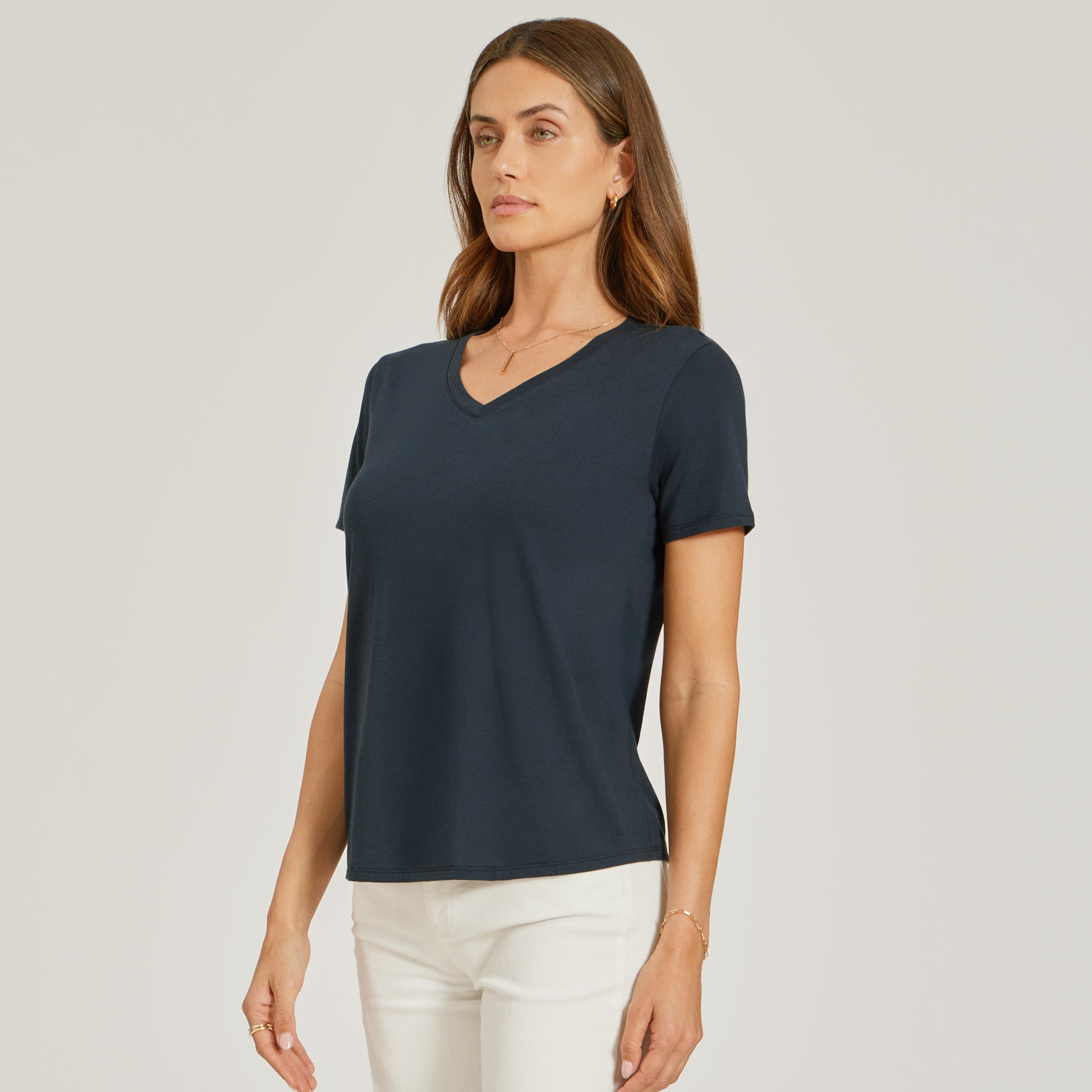 Relaxed V-Neck Marcy Tee