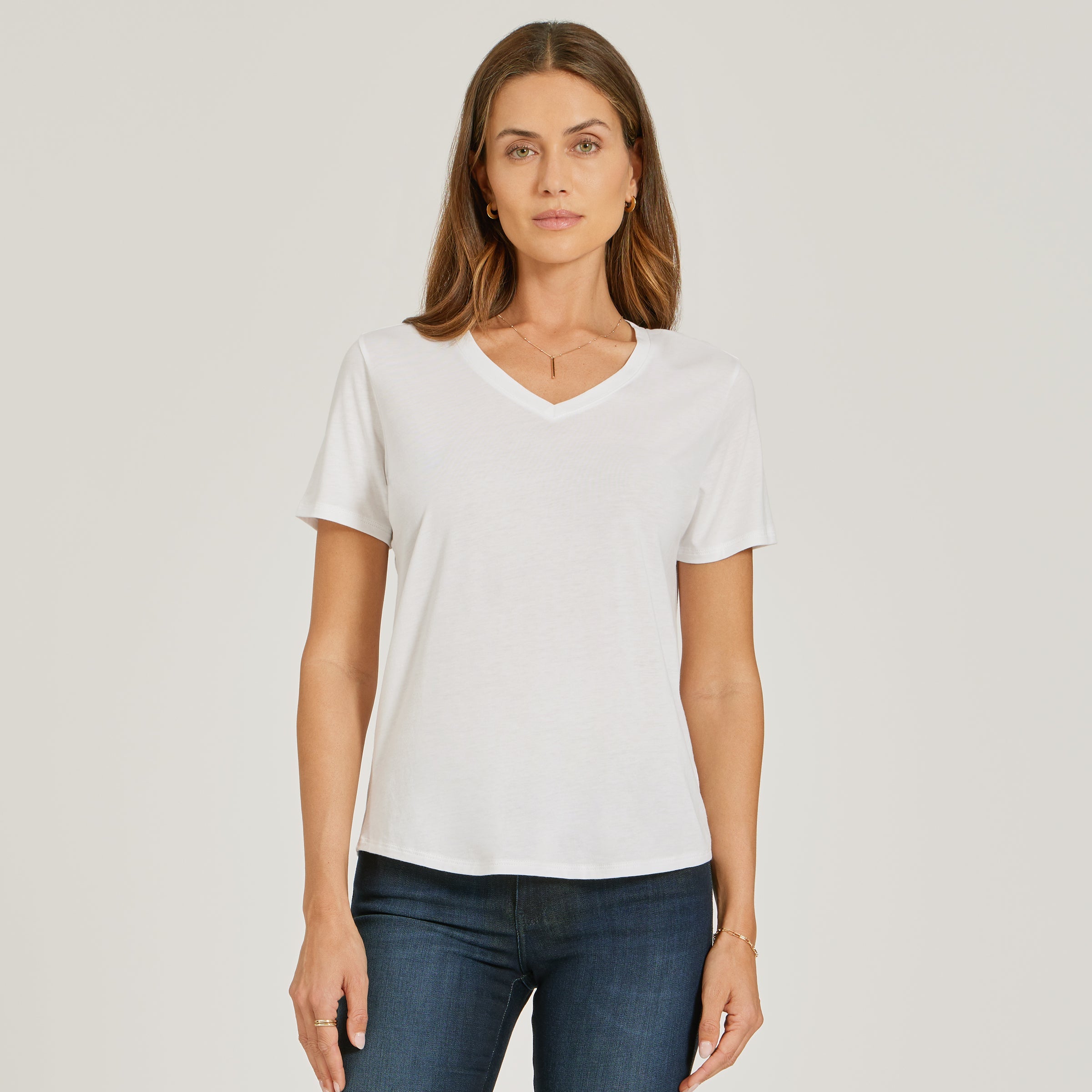 Relaxed V-Neck Marcy Tee test