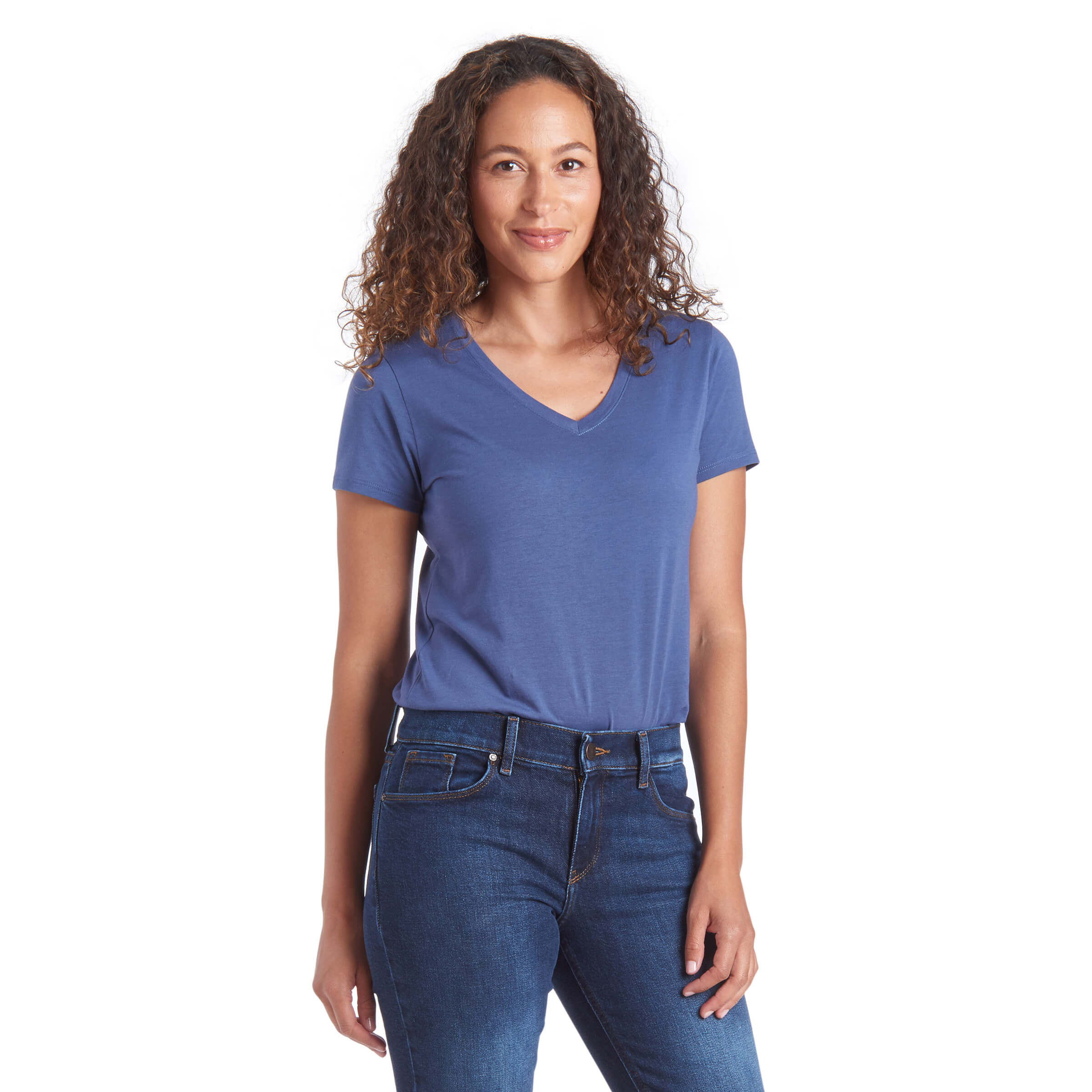 Mott&Bow | Fitted V-Neck Marcy Tee tt