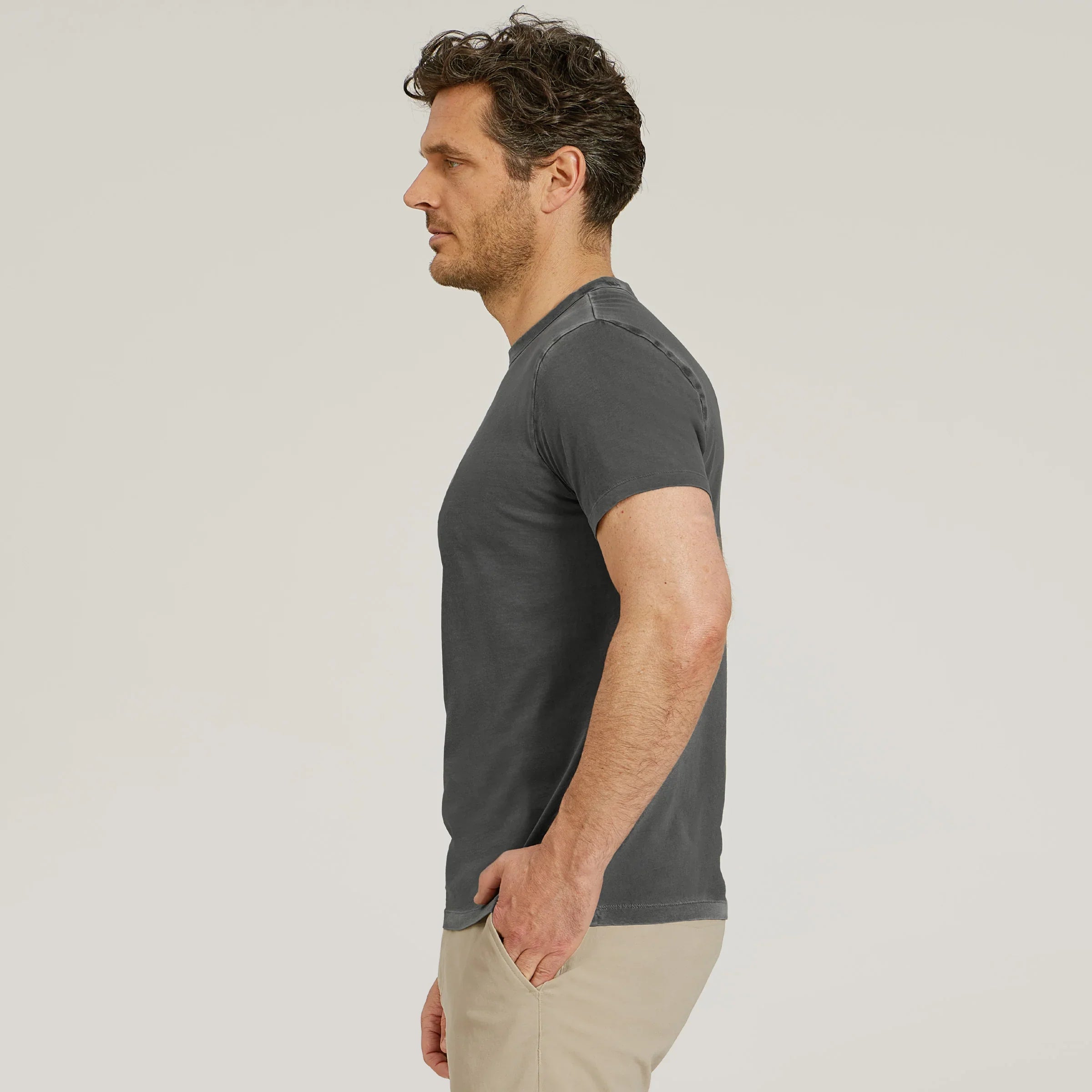 Classic Crew Driggs Tee (Test) Vintage Gray