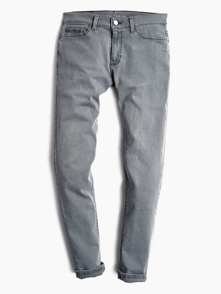 Slim Gray Stretch Jeans