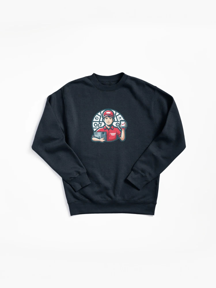 Speed On Wheels Delivery Hero Pullover Sweatshirt - Fast Courier