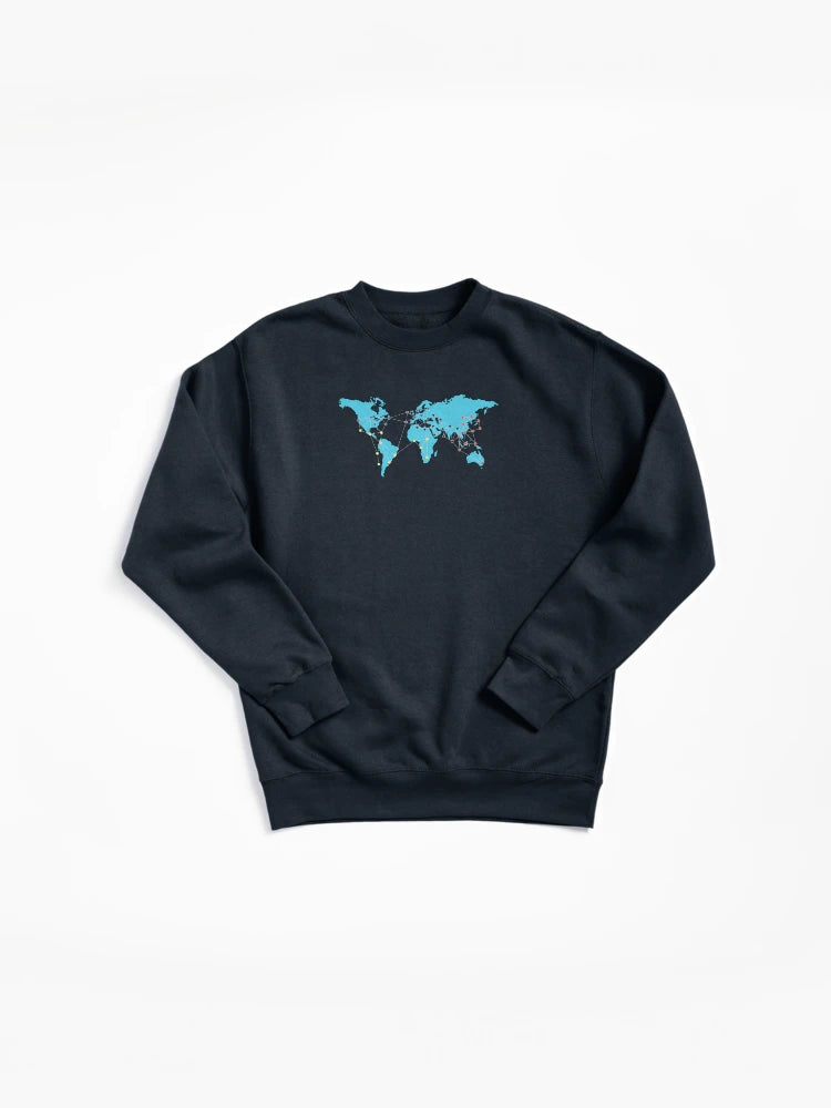 Minimal Pandemic Pullover Sweatshirt - Simple Modern Graphic Top