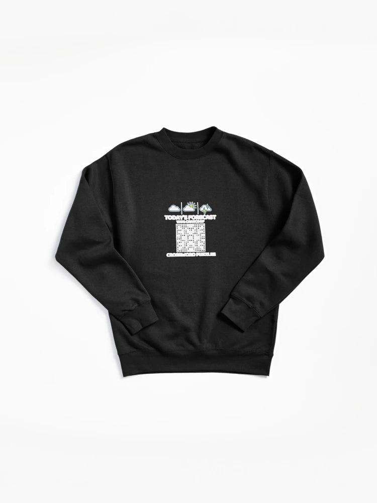 Funny Crossword Puzzle Pullover Sweatshirt - Intellectual Hobby Wear