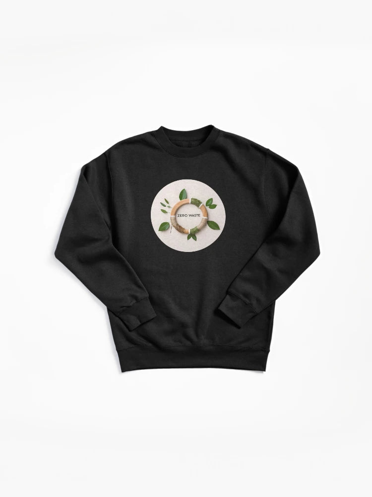 Zero Waste Lifestyle Eco Friendly Pullover Sweatshirt