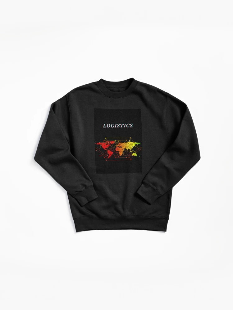Logistics Management Pullover Sweatshirt - Global Supply Chain