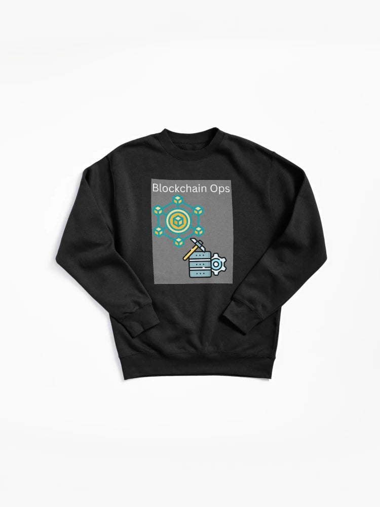 Blockchain Ops Pullover - Cryptocurrency Network Pullover Sweatshirt
