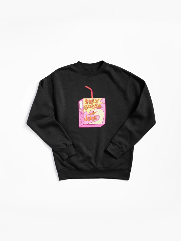 Silly Goose Juice Pullover - Funny Whimsical Pullover Sweatshirt