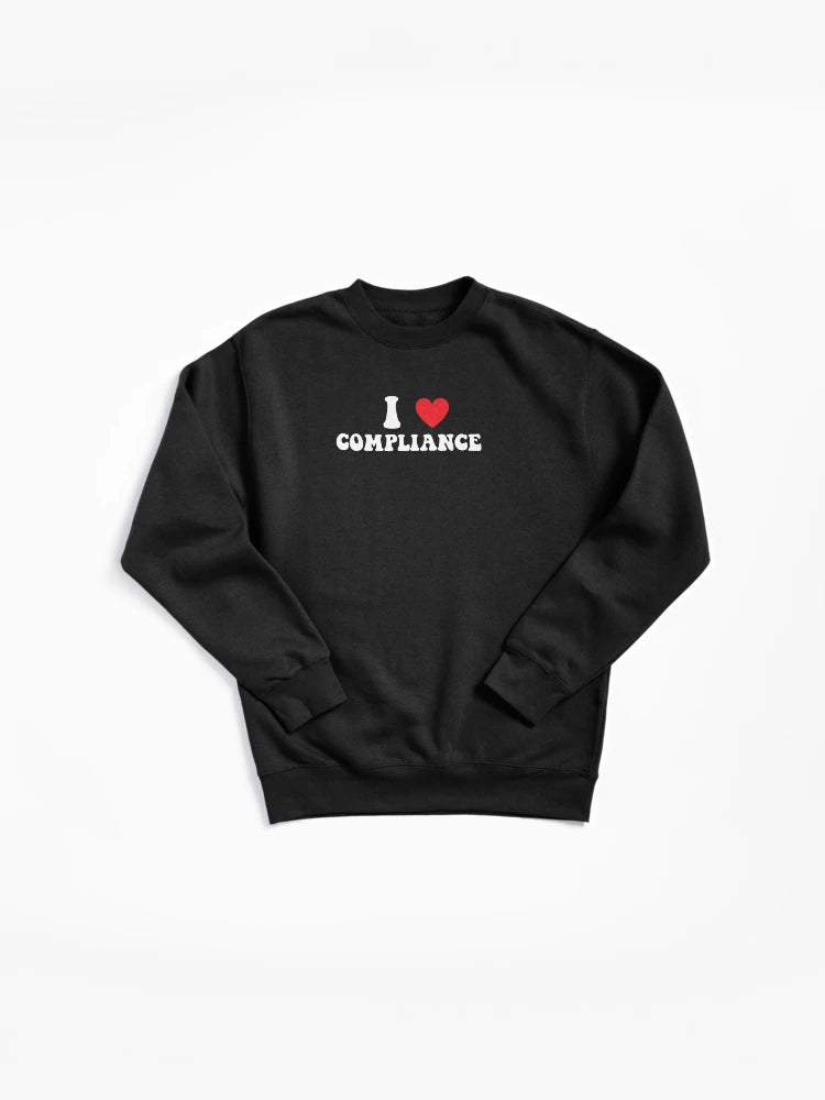 Love Compliance Gear: Heart Icon Regulatory Specialist Apparel