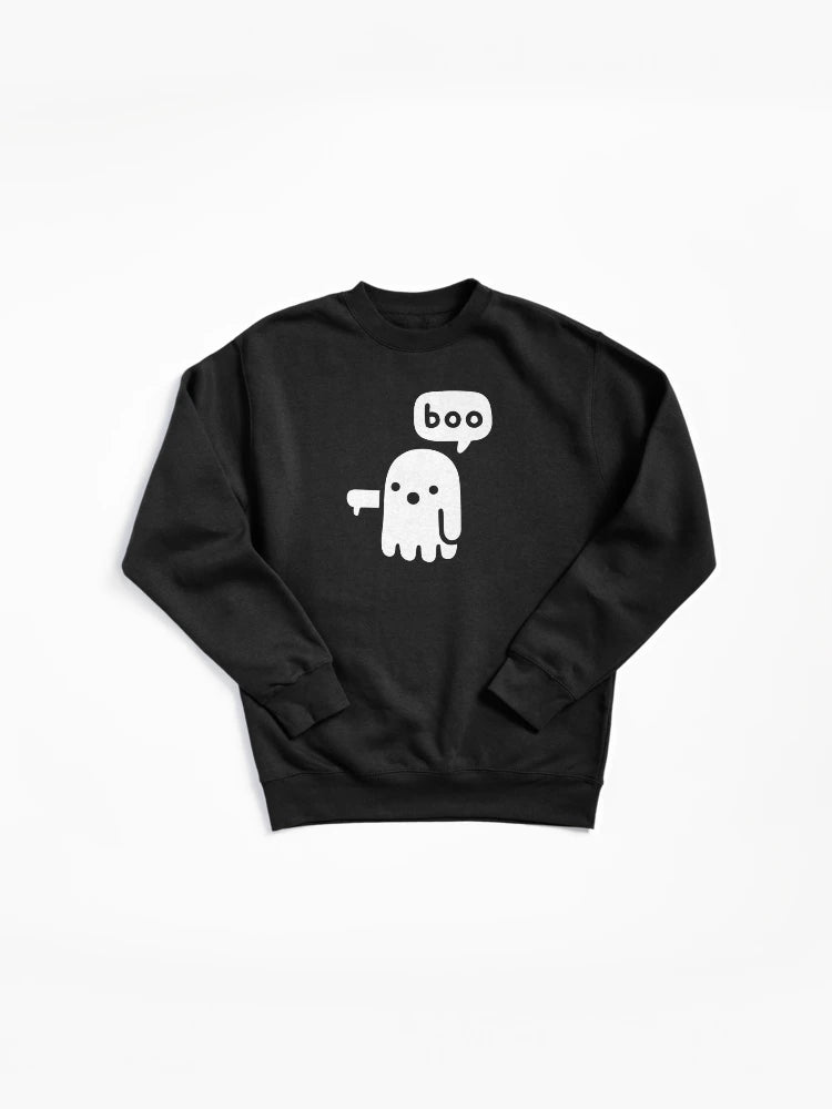 Ghost Of Disapproval Pullover - Funny Sarcastic Pullover Sweatshirt