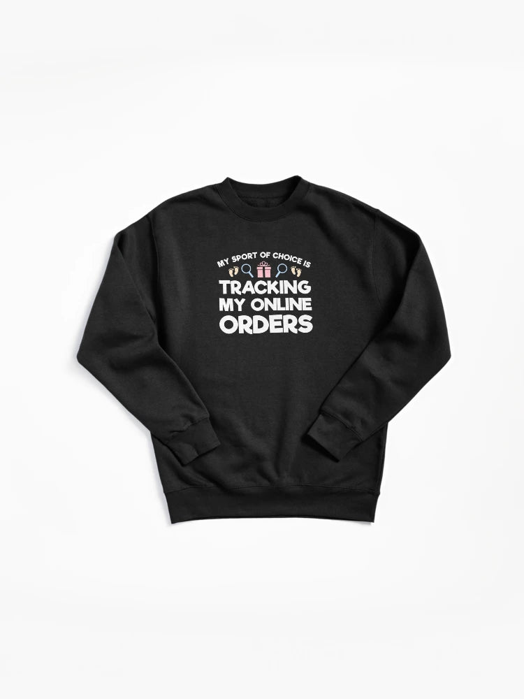 Funny Online Shopping Shopaholic Pullover Sweatshirt - Gift Idea