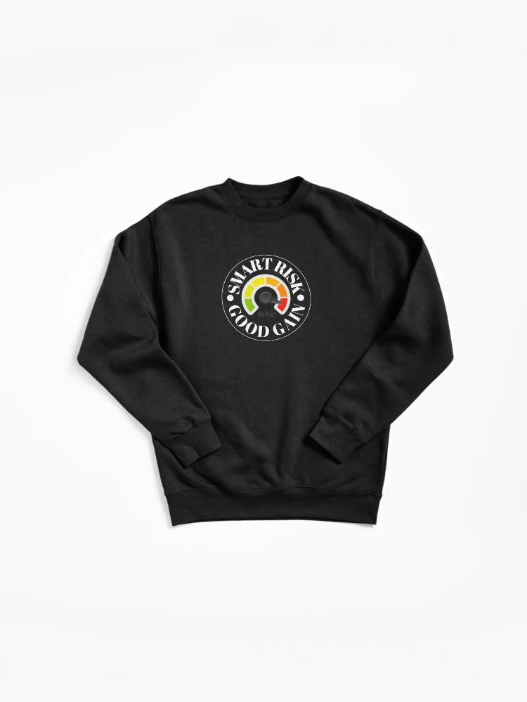 Smart Risk Good Gain Pullover - Calculated Moves Business Hoodie