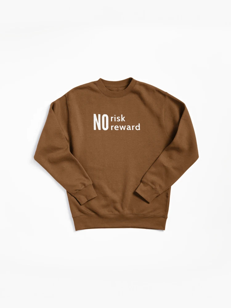 Bitcoin No Risk No Reward - Crypto Investor Mining Pullover