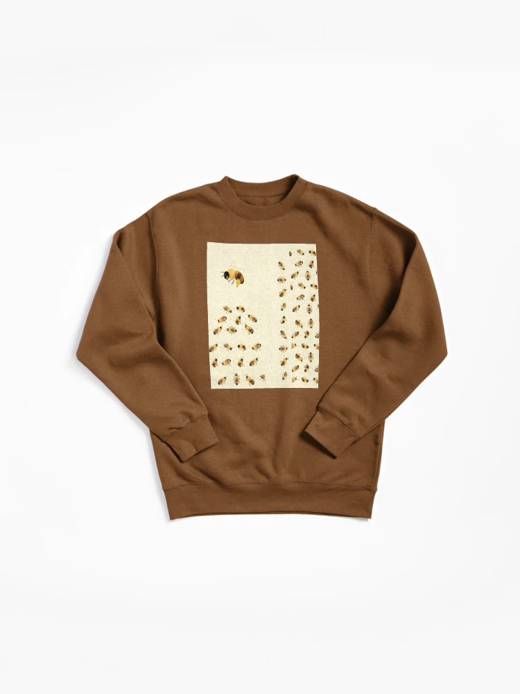 Honey Bees Nature Pullover Sweatshirt - Save The Bees Environment