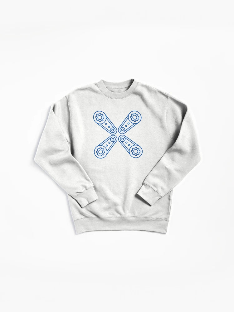 Blue Mechanics Engineering Pullover - Industrial Pullover Sweatshirt