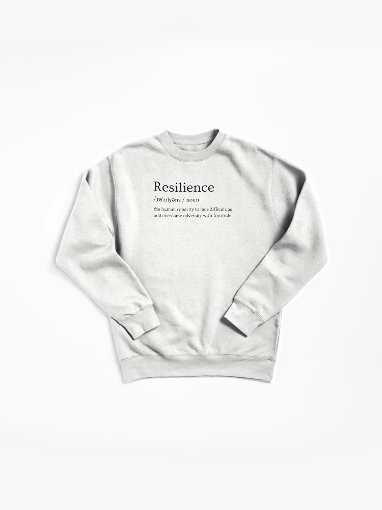 Resilience Definition Pullover - Educational Dictionary Hoodie