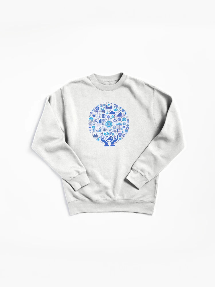 Green Invest Art Sustainable Wealth Pullover Sweatshirt