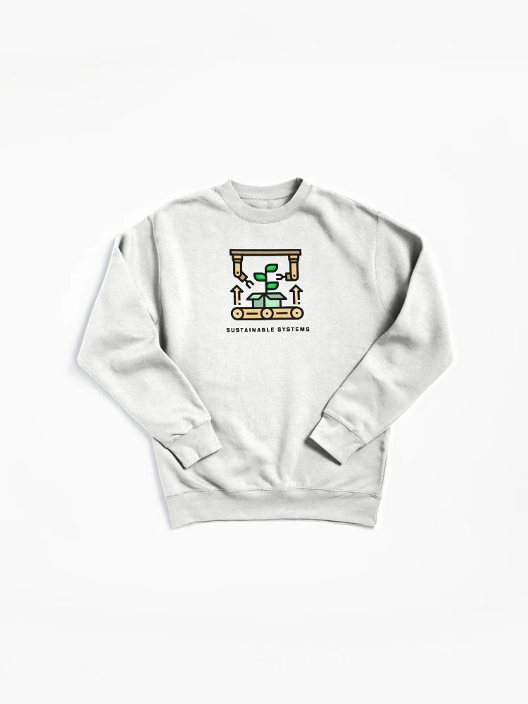 Sustainable Systems Eco Conscious Pullover Sweatshirt
