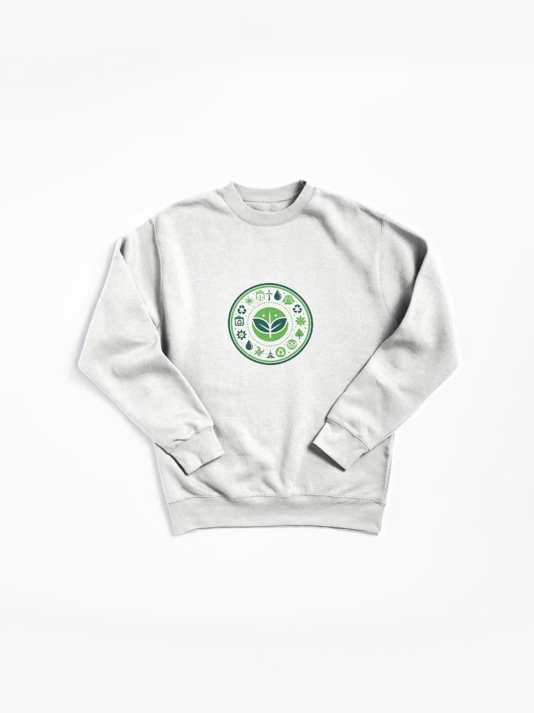 The Wheel Of Ecology Sustainability Pullover Sweatshirt