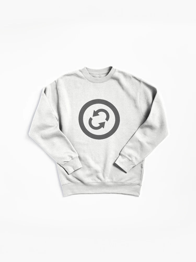 Roundabout Original Road Sign Design Pullover Sweatshirt