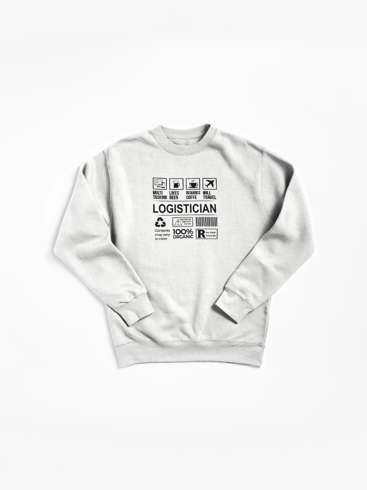 Multitasking Logistician Christmas Birthday Pullover Sweatshirt